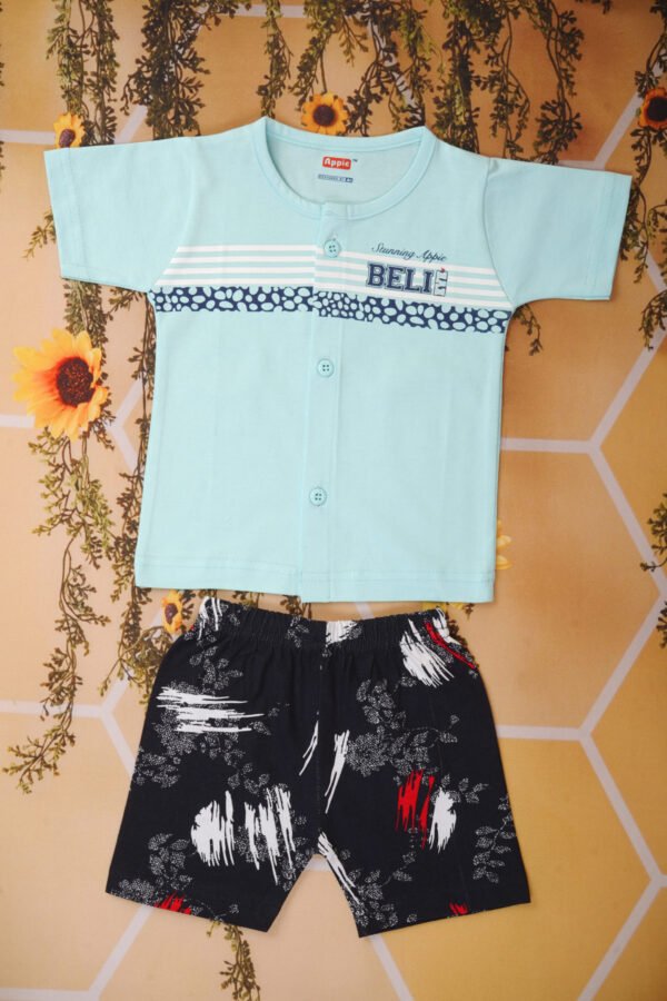 Soft Front Open, Printed Bottom, With Sleeve Set